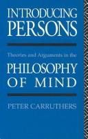 Couverture : Introducing persons