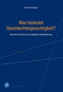 Couverture : Was bedeutet Geschlechtergerechtigkeit?