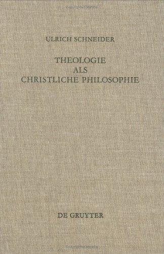 Couverture : Theologie als christliche Philosophie