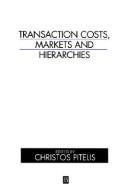 Couverture : Transaction costs, markets and hierarchies