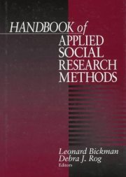 Couverture : Handbook of applied social research methods
