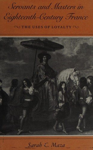 Couverture : Servants and masters in eighteenth-century France