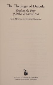 Couverture : The Theology of Dracula