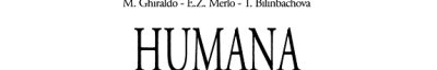 Couverture : Humana fragilitas