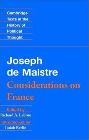 Couverture : Considerations on France