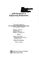 Couverture : ASM handbook of engineering mathematics
