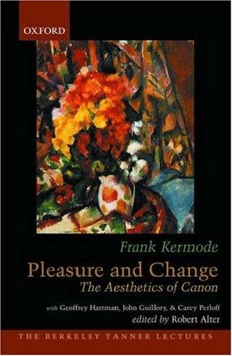 Couverture : Pleasure and change