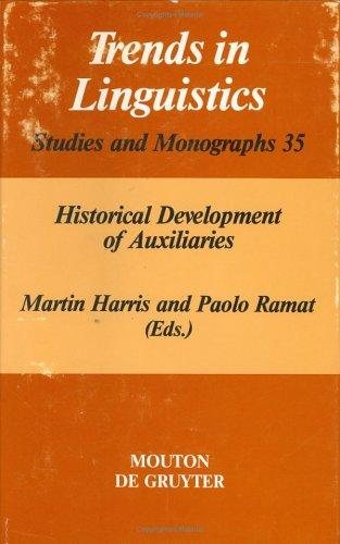 Couverture : Historical Development of Auxiliaries (Trends in Liguistics, Studies & Monographs)