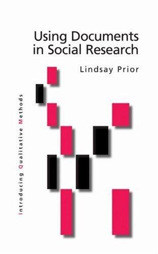 Couverture : Using Documents in Social Research (Introducing Qualitative Methods series)