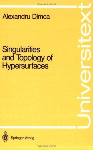 Couverture : Singularities and topology of hypersurfaces