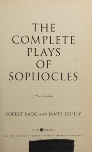 Couverture : The Complete Plays of Sophocles