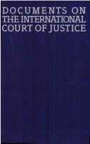 Couverture : Documents on the International Court of Justice