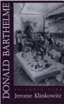 Couverture : Donald Barthelme