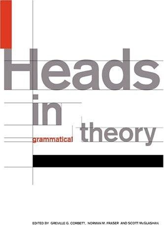 Couverture : Heads in grammatical theory