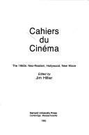 Couverture : "Cahiers du cinéma"