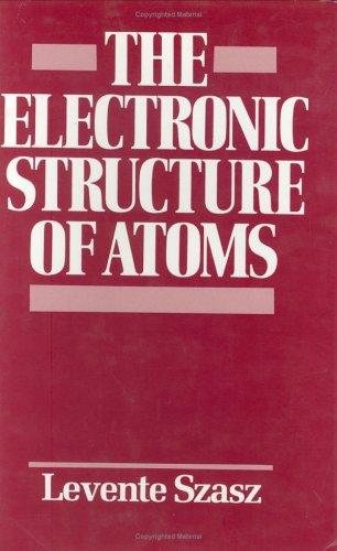 Couverture : The electronic structure of atoms