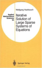 Couverture : Iterative solution of large sparse systems of equations