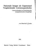 Couverture : Nationale Images als Gegenstand vergleichender Literaturgeschichte