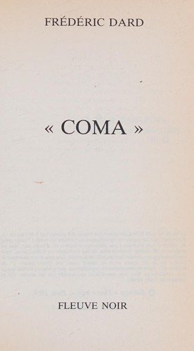 Couverture : Coma