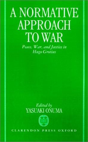 Couverture : A Normative approach to war