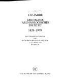 Couverture : 150 Jahre Deutsches Archäologisches Institut, 1829-1979