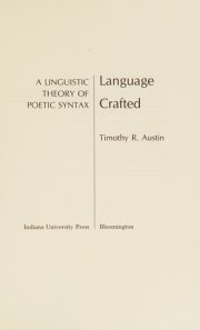 Couverture : Language crafted