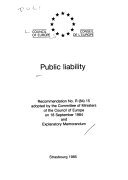 Couverture : Responsabilité publique