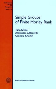 Couverture : Simple groups of finite Morley rank