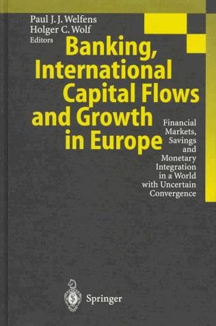 Couverture : Banking, international capital flows and growth in Europe