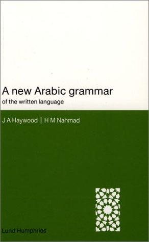 Couverture : A new Arabic grammar of the written language