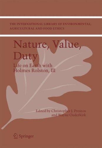 Couverture : Nature, Value, Duty