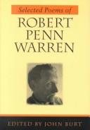 Couverture : Selected poems of Robert Penn Warren