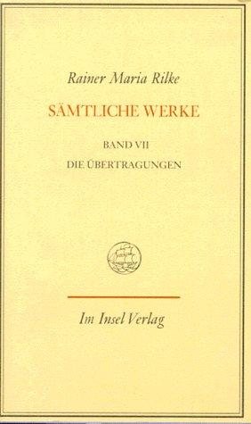 Couverture : Sämtliche Werke, 7 Bde. Ln, Bd.7, Die Übertragungen