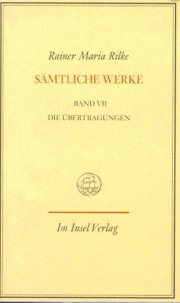 Couverture : Sämtliche Werke, 7 Bde. Ln, Bd.7, Die Übertragungen