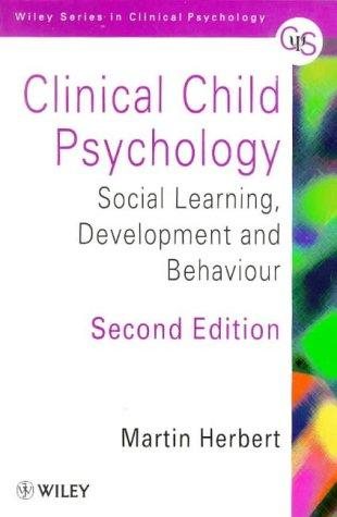 Couverture : Clinical child psychology