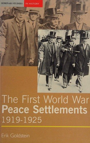 Couverture : The First World War peace settlements, 1919-1925