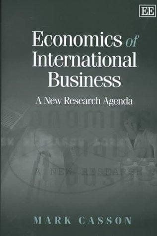 Couverture : Economics of International Business