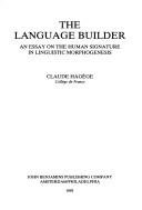 Couverture : The language builder