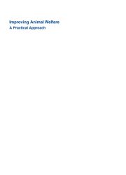 Couverture : Improving animal welfare