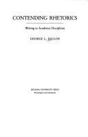 Couverture : Contending rhetorics