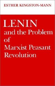 Couverture : Lenin and the problem of Marxist peasant revolution