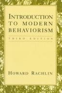 Couverture : Introduction to modern behaviorism