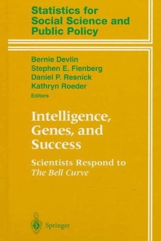 Couverture : Intelligence, genes, and success