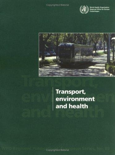 Couverture : Transport, environment, and health