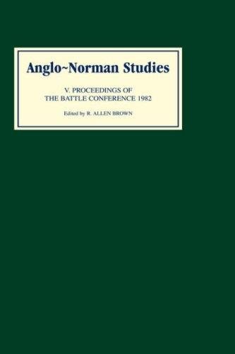 Couverture : Anglo-Norman Studies V