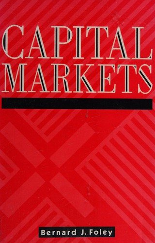 Couverture : Capital markets