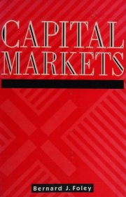 Couverture : Capital markets