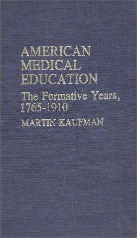 Couverture : American medical education