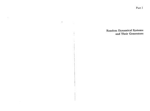 Couverture : Random dynamical systems