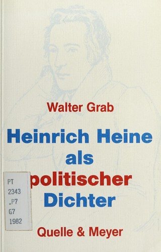 Couverture : Heinrich Heine als politischer Dichter